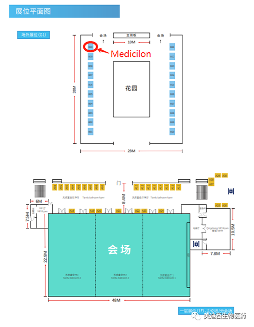 美迪西在本次會議中的展位在B10號