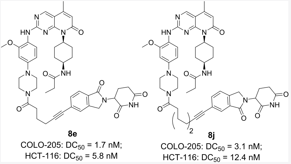 以PROTAC為代表的靶向蛋白質(zhì)降解是藥物發(fā)現(xiàn)的新興策略，研究人員設(shè)計(jì)并合成了多種PROTAC，此研究中所有PK研究均通過(guò)美迪西進(jìn)行